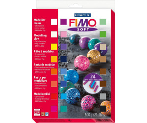 Ens. 24 pâtes à modeler FIMO® Soft - couleurs de base