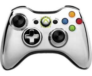 Microsoft Xbox 360 Wireless Controller (chrome silber)