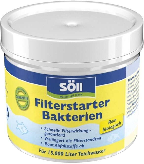 Söll Mikrobiologische Produkte FilterstarterBakterien 250 g für 37500 L