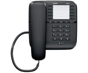 Gigaset DA510 analog Telefon schwarz Neu a/b phone Rechnung_MwSt schnurgebunden 