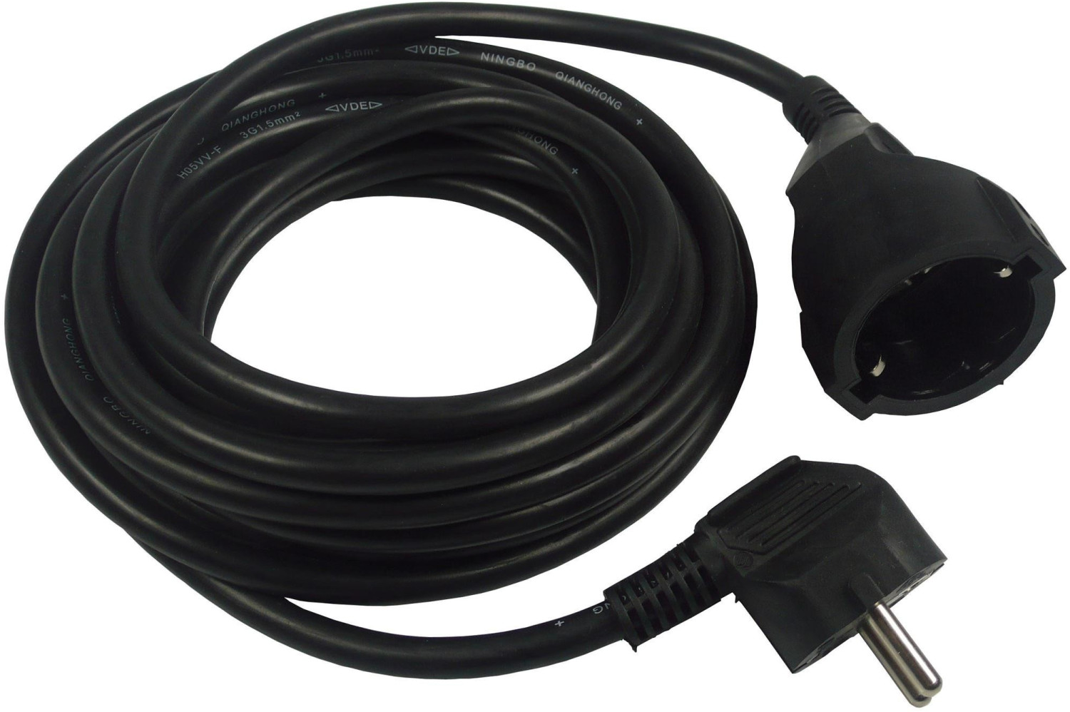 REV-Ritter Rallonge schuko 5 m (noir)