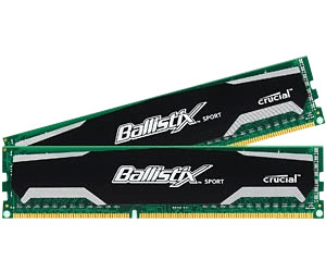 Ballistix TM Sport 16GB Kit DDR3 PC3-12800 CL9 (BLS2CP8G3D1609DS1S00CEU)