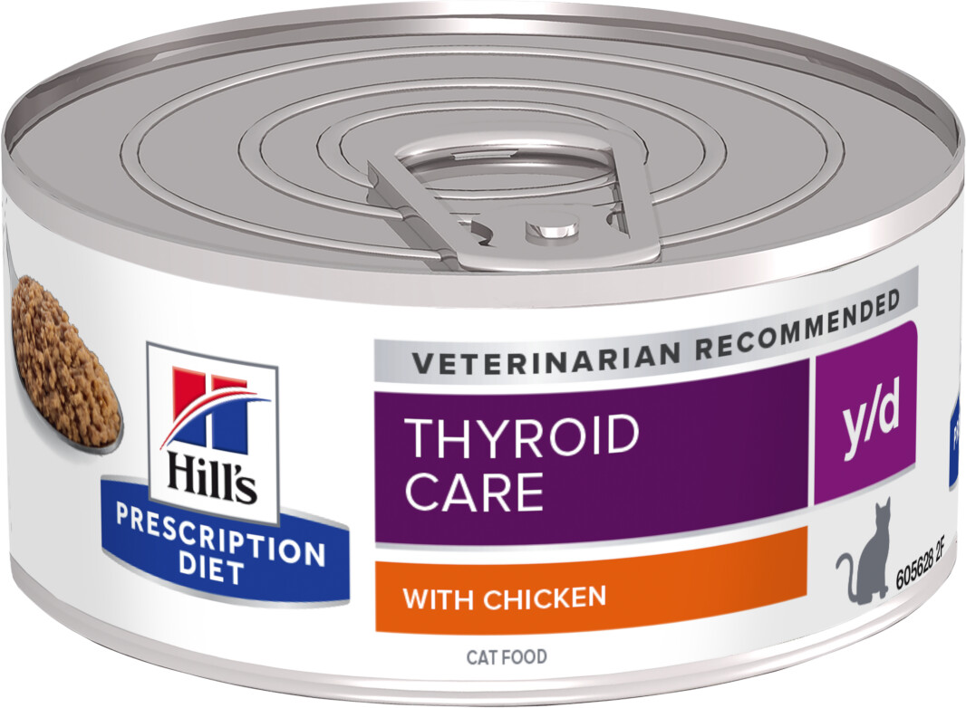 Hill's Prescription Diet Feline thyroid care y/d canned food 156g
