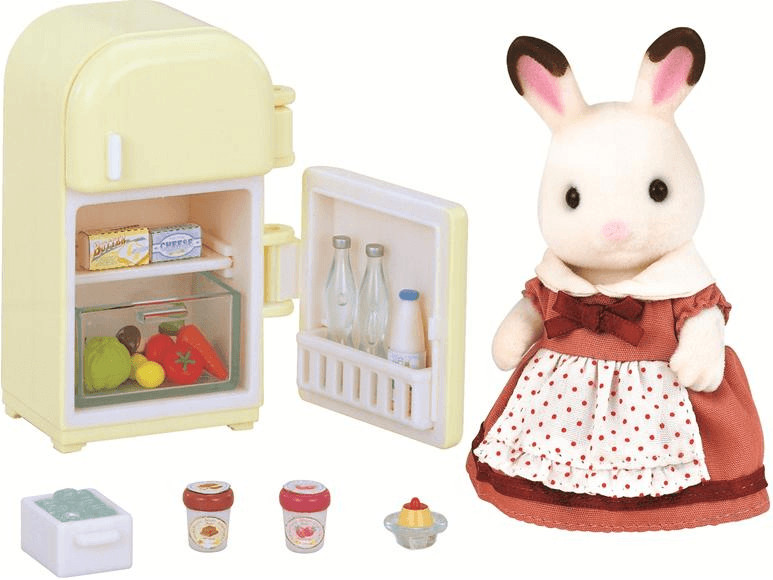 Sylvanian Families Maman lapin chocolat / réfrigérateur - 2202