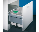 NABER Cox® Box 275 S//600-2 Abfallsammler 2x 16 L hellgrau