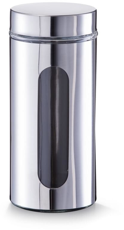 Zeller Storage jar 1000 ml chrome