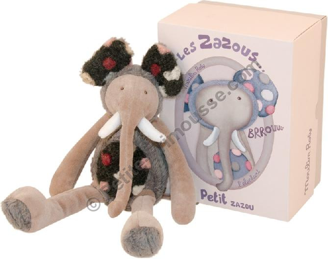 Moulin Roty Éléphant 25 cm Les Zazous