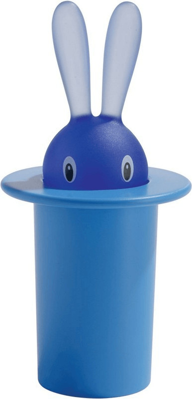 Alessi Porte cure-dents Bunny Magic bleu