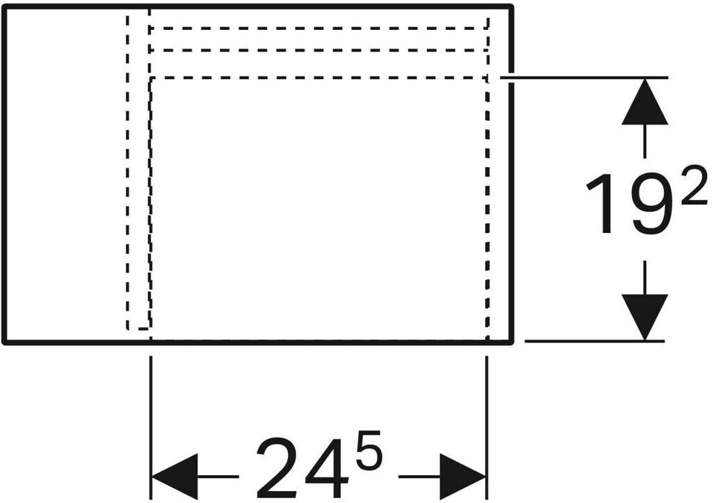 Geberit iCon xs Side Board alpine
