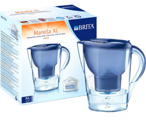 BRITA MAXTRA Carafe filtrante Marella blanche (2.4L) inclus 4 cartouches  filtrantes pas cher 