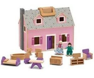 Melissa & Doug Fold & Go Mini Dollhouse