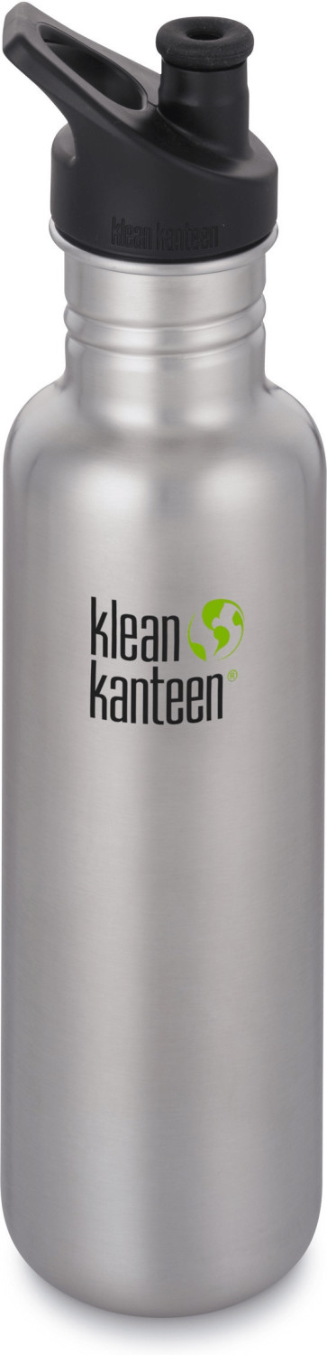 Photos - Water Bottle Klean Kanteen Classic  Sport Cap Brushed Stainless (800 ml)