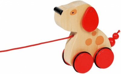 Goki Animal à tirer chien Luhna