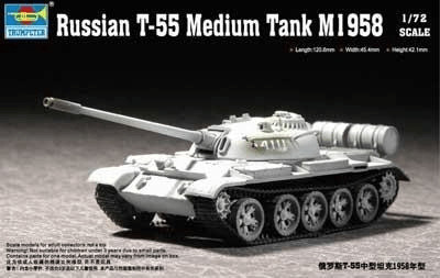 Trumpeter Russian T-55 Medium Tank M1958 (7282)
