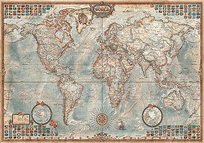 Educa Borrás Mappe du monde politique