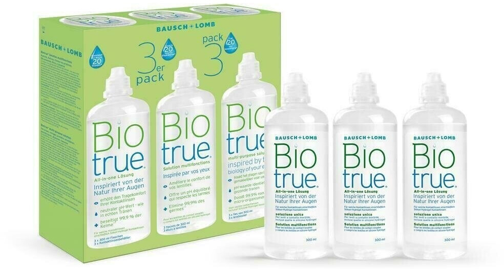 Bausch & Lomb Biotrue (3 x 300ml)