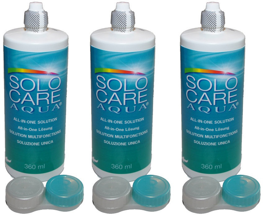 Menicon SoloCare Aqua (3 x 360ml)