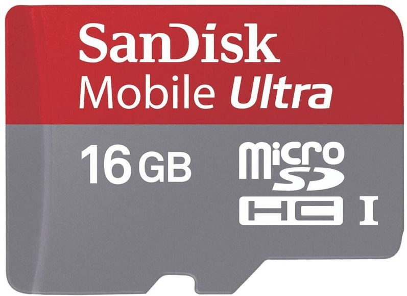 SanDisk Mobile Ultra Android microSDHC 16 Go Classe 10 UHS-I (SDSDQUA-016G)