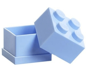 LEGO Storage MINI Snackbox 4 BLAU perfeckt in Brotdose Schule Lunchbox BLUE NEU 