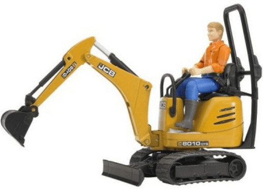 Bruder Mini pelle JCB 8020 CTS et personnage (62002)