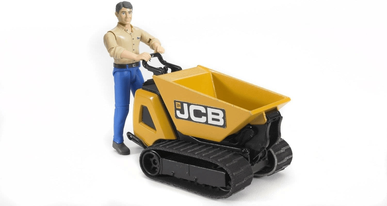 Bruder Minu Dumper JCB HTD-5 avec figurine (62004)