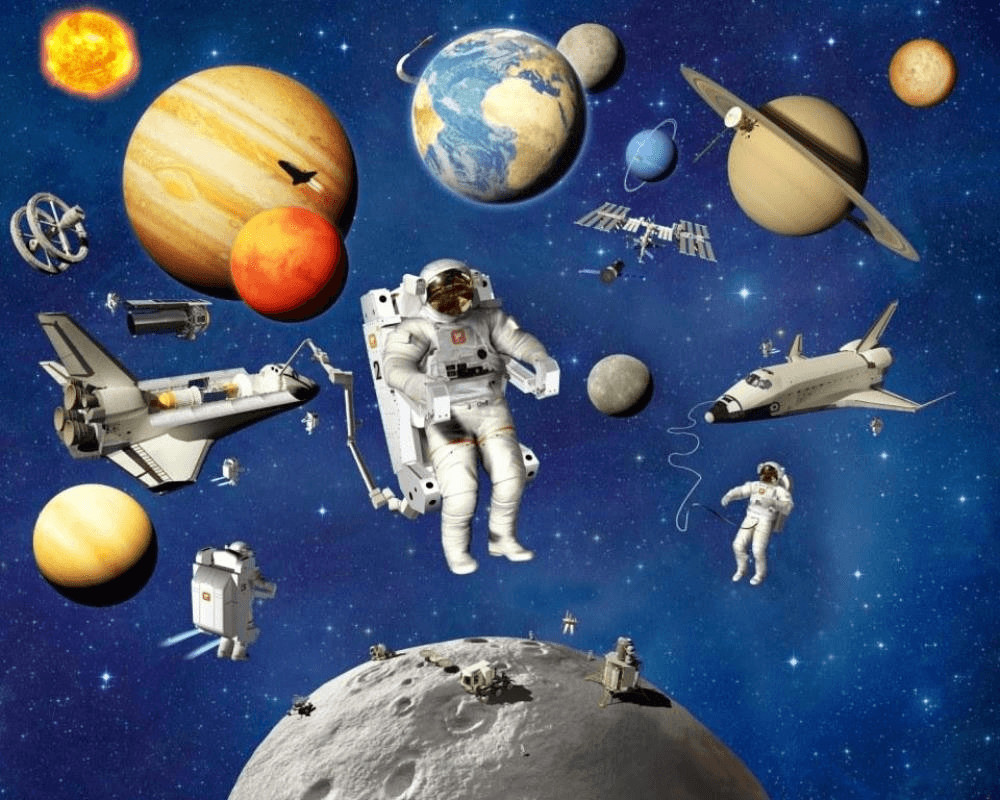 Walltastic Papier peint mural espace