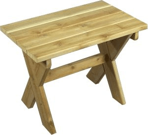 Chalet & Jardin Table de jardin Adirondack