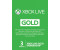 Microsoft Xbox Live Gold 3 Months