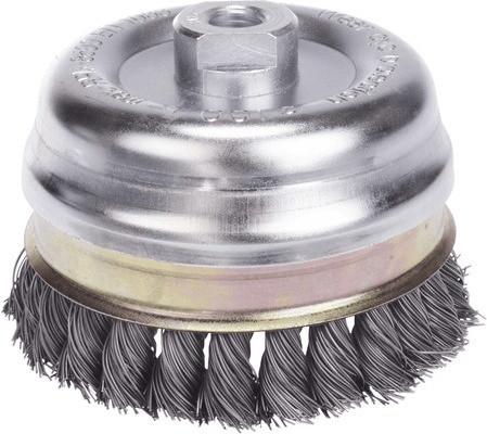 Lessmann Brosse à décaper tresse 80 mm M14 (792645)