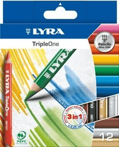 Lyra Etui de 12 crayons de couleur (3641121)