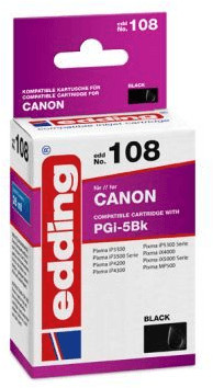 edding EDD-108 pour Canon PGI-5BK noir