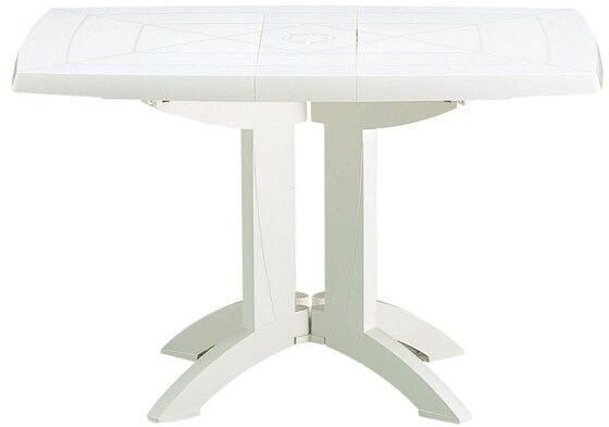 Grosfillex Table pliante Vega 118 x 77 cm blanc