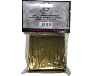 Max Fuchs Rettungsdecke silber- und goldfarben beschichtet