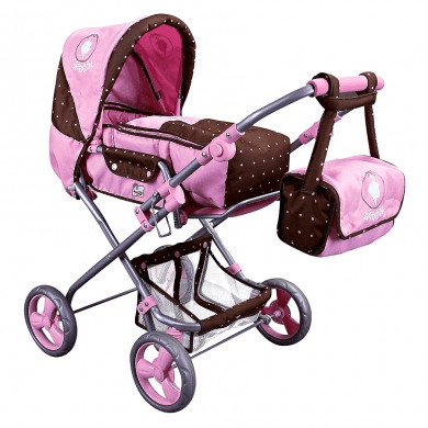 Bino Poussette pour poupée avec sac (82901)