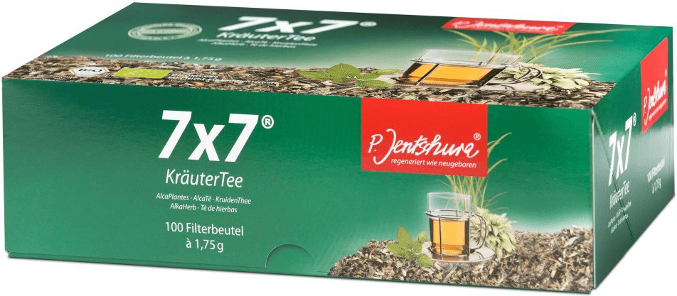 P. Jentschura 7x7 AlkaHerb Tea (100 Bags)