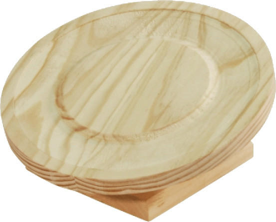 Kerbl Plateau de course en bois (ø 20 cm)