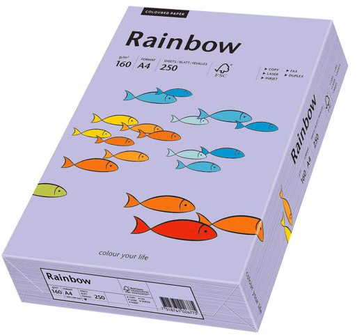 Papyrus Papier multifonctions Rainbow, A4, 160g, violet (88042571)