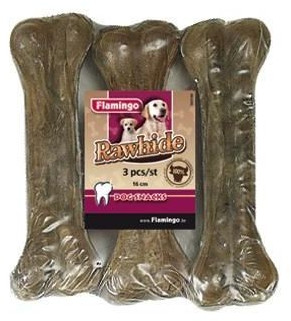 Flamingo Os pressé 16 cm 3 pièces