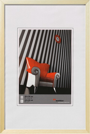 walther design Aluminium Frame 40x50 gold