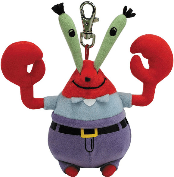 Ty Beanie Babies - Mr.Krabs Keychain - 13 cm