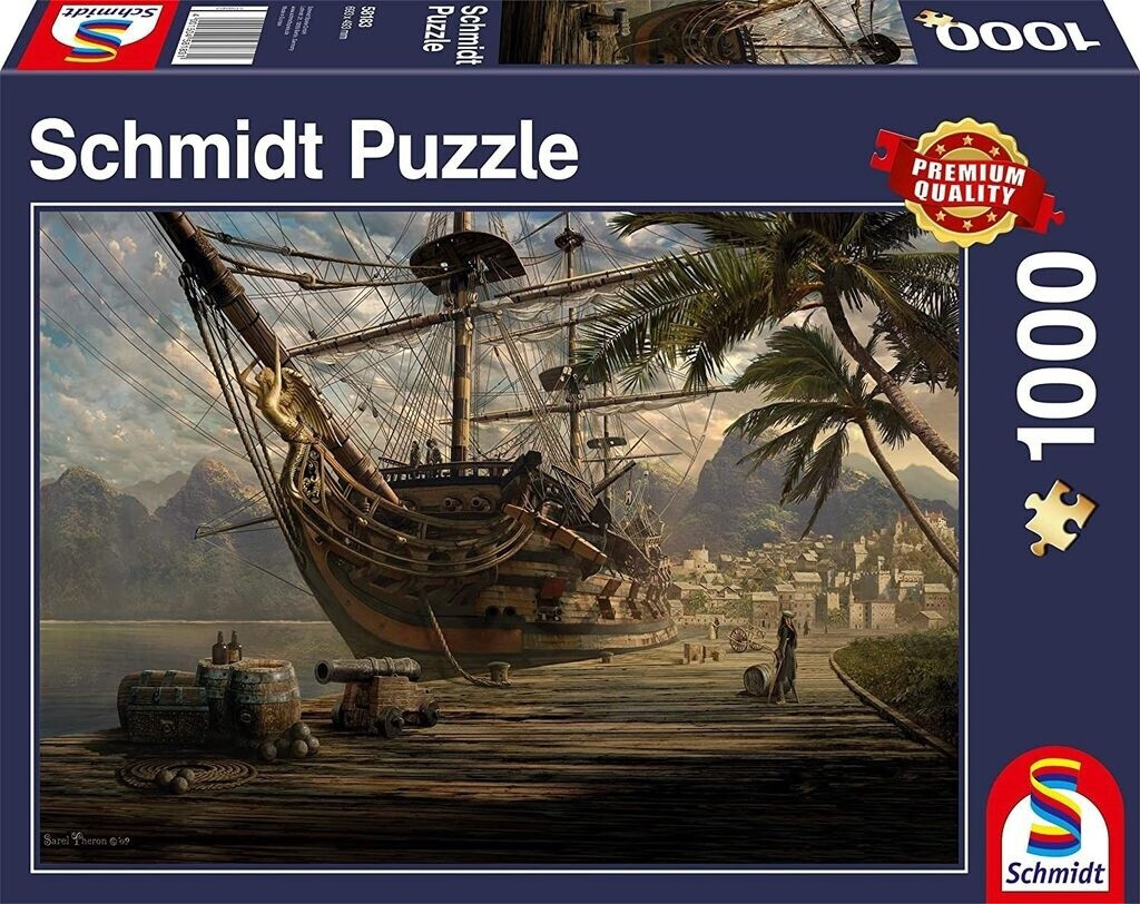 Schmidt Sarel Theron: Ship at the Anchor (1000 Pieces)