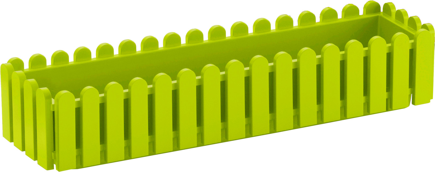 Emsa Landhaus bac à fleurs 75x20x16cm vert
