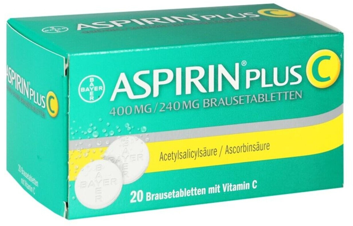 Aspirin Plus C Brausetabletten (20 Stk.) ab 7,64 € (Mai 2024 Preise