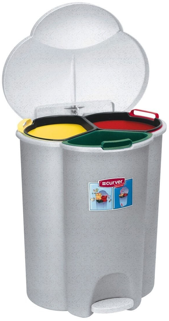 Curver Recycling Bins Trio (17L + 17 L + 6L)