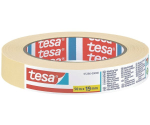 tesa Maler-Krepp Fixier & Abdeckband Kreppband ECO Premium 25m x 25mm 
