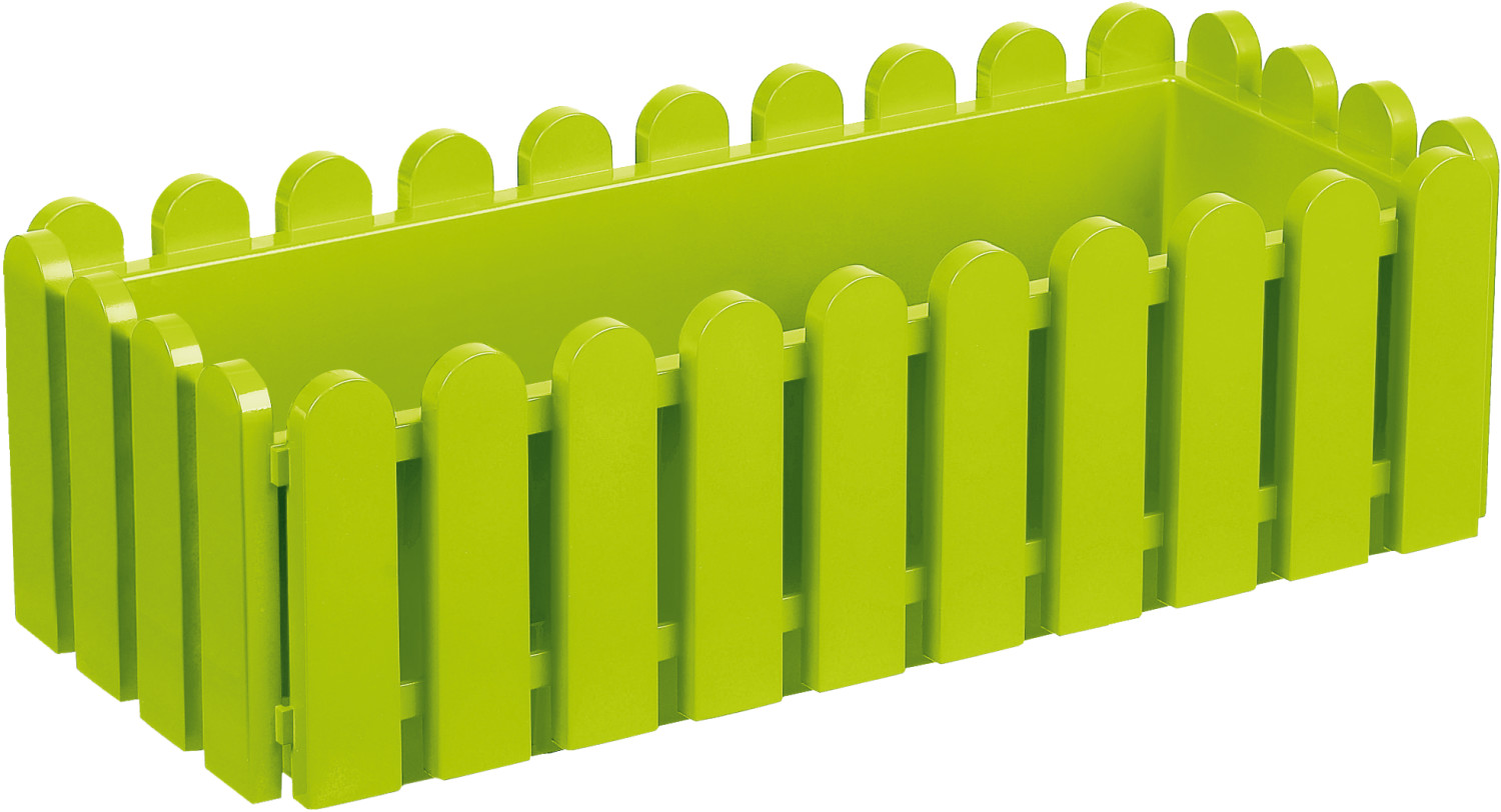 Emsa Landhaus bac à fleurs 50x20x16cm vert