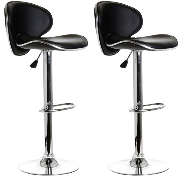Idimex Tabouret de bar Lounge (lot de 2)