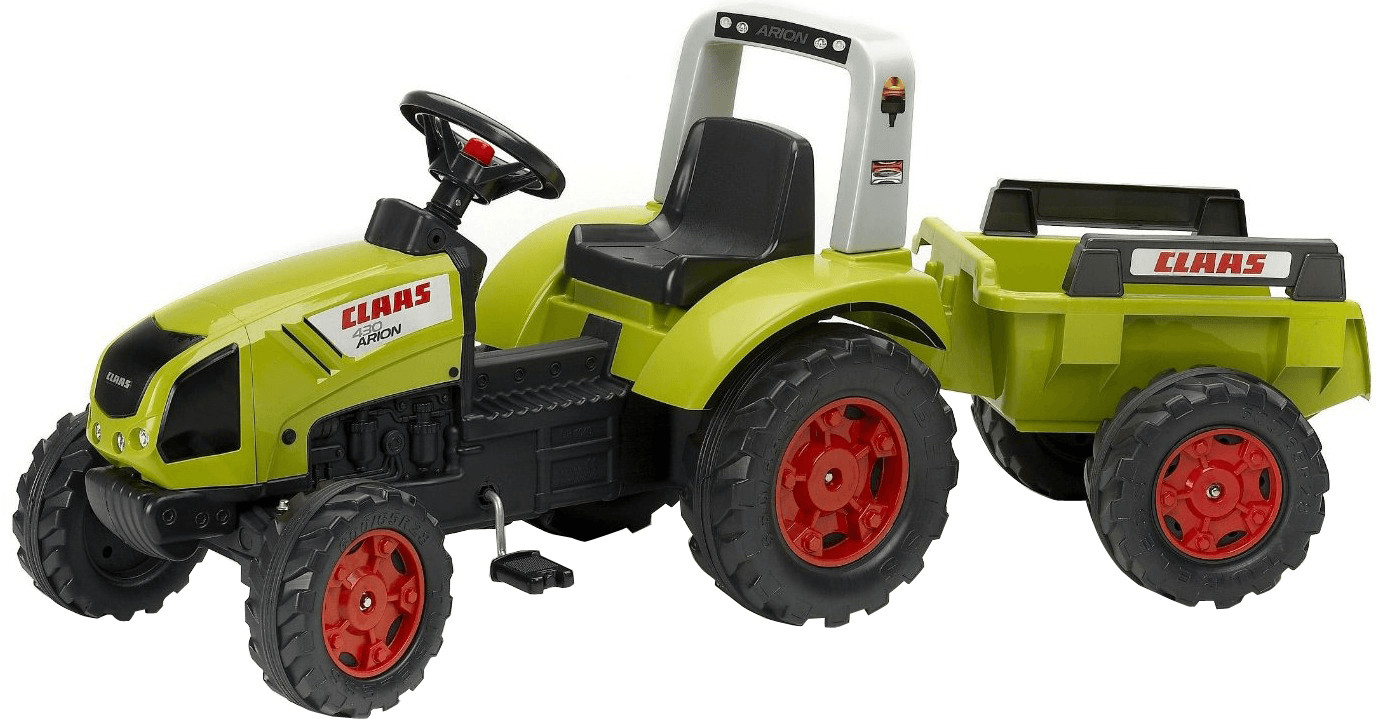 Falk Tracteur Claas Arion 430 avec remorque