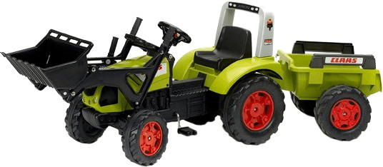 Falk Claas Arion 430 avec remorque et pelle