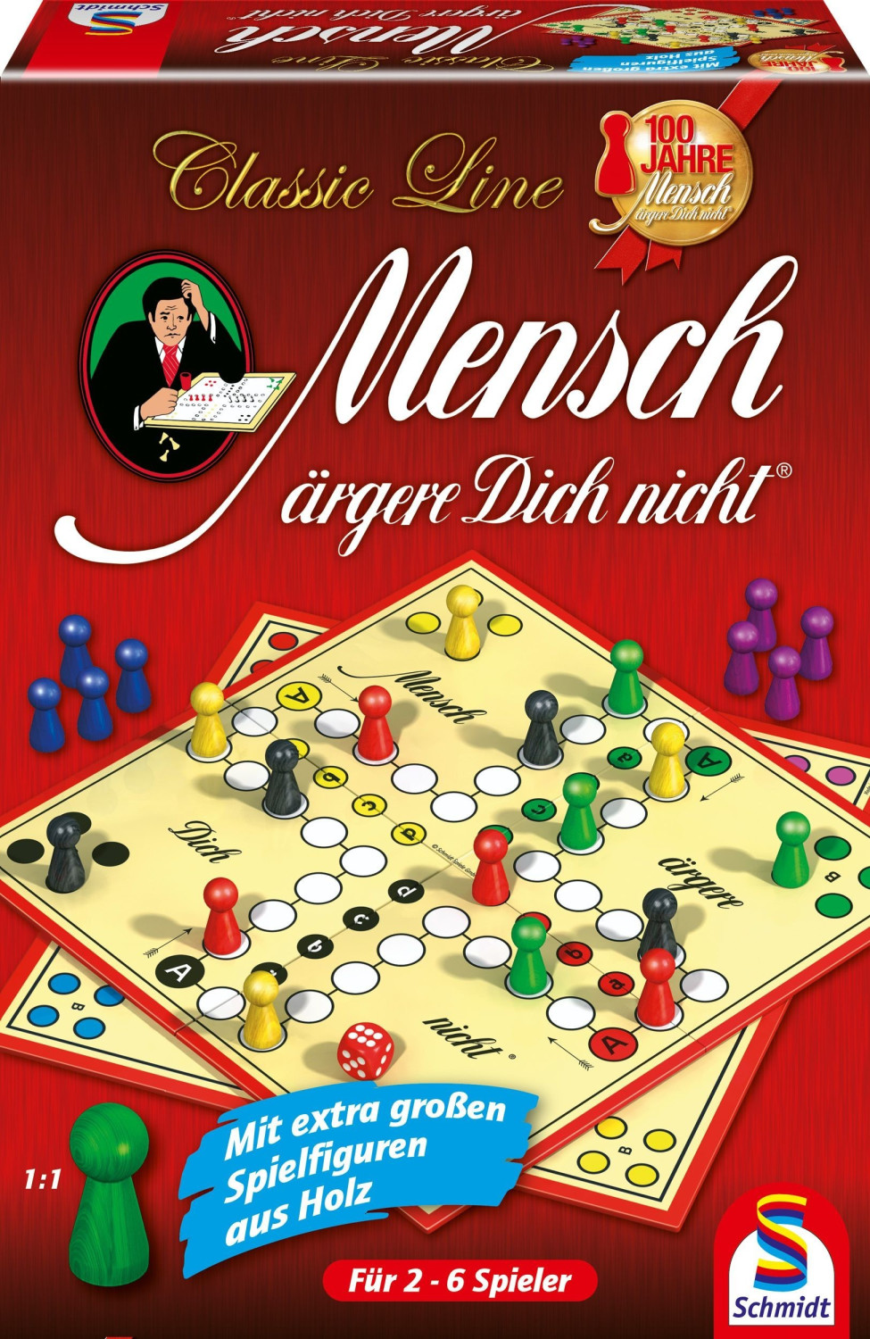 Classic Line Mensch ärgere Dich nicht (allemand)